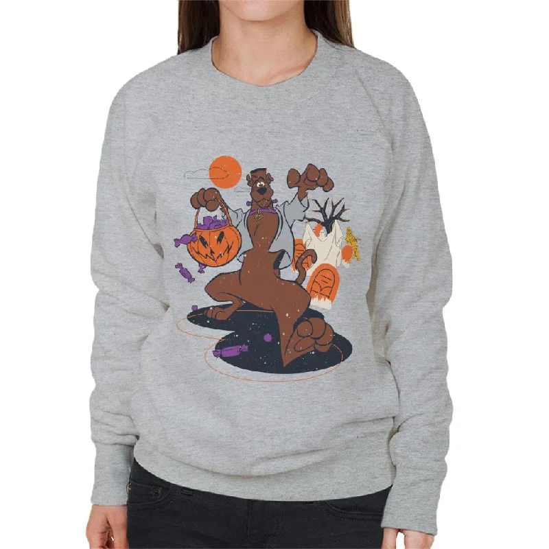 Super Deal relaxed fit sports hoodieScooby Doo Halloween Graveyard Of Treats Women's Sweatshirt