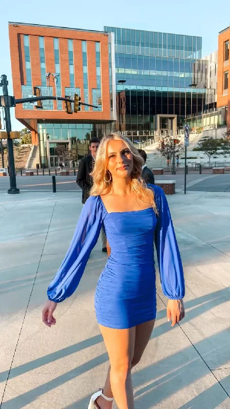 Limited Availability fitted cocktail dressBlue Tight Dress Sexy Homecoming Dress Y413 Limited Availability fitted cocktail dressBlue Tight Dress Sexy Homecoming Dress Y413
