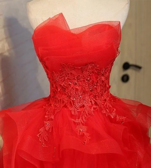 Unbeatable Prices spaghetti strap dressCharming A-line lace strapless short homecoming dresses Y1107