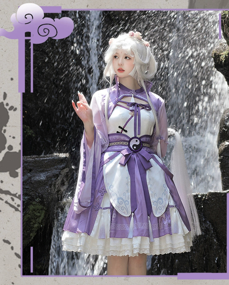 Reduced Prices flowy evening dressOCELOT~Qi Lolita JSK Suit Chinese Taoism Lolita Dress Set Reduced Prices flowy evening dressOCELOT~Qi Lolita JSK Suit Chinese Taoism Lolita Dress Set
