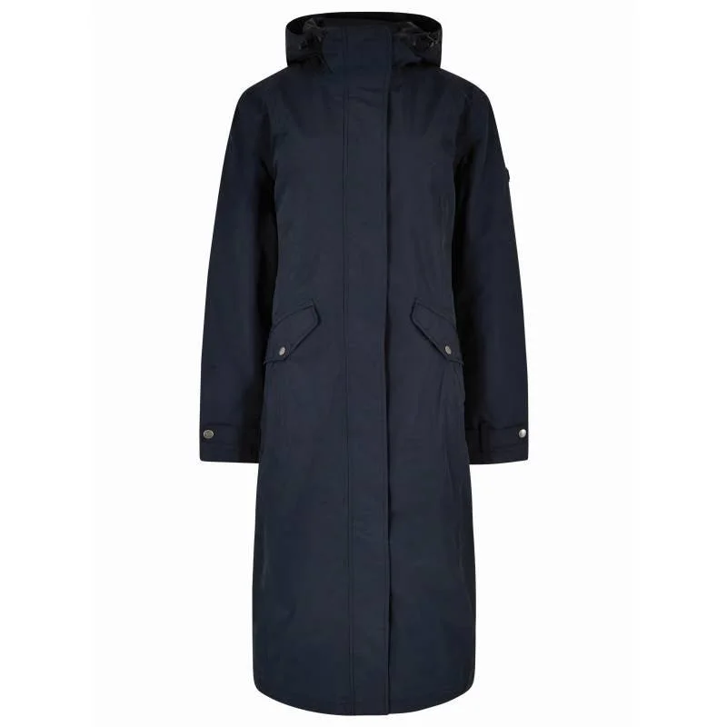 stylish raincoatDubarry Alderford Ladies Long Waterproof Coat - Navy