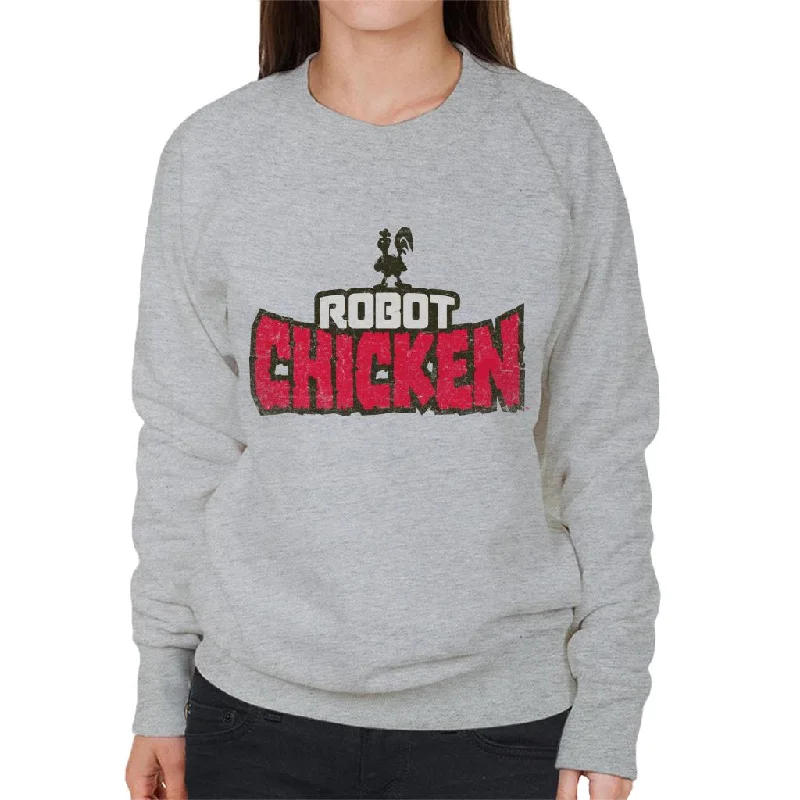 Clearance Event vibrant athletic hoodieRobot Chicken Classic Logo Women's Sweatshirt