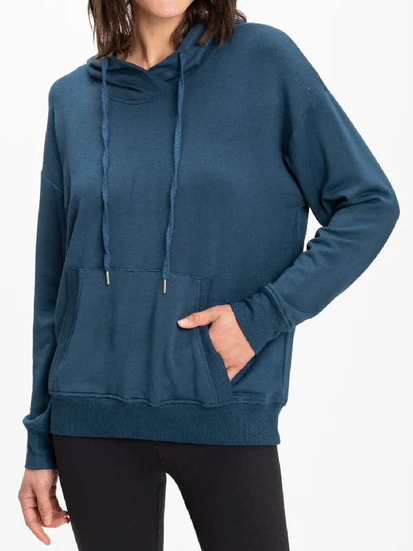 chic active hoodieMadge Feather Fleece Pullover Hoodie