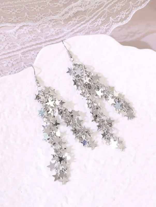 Year-End Sale playful dressTwinkle Twinkle Earrings Silver