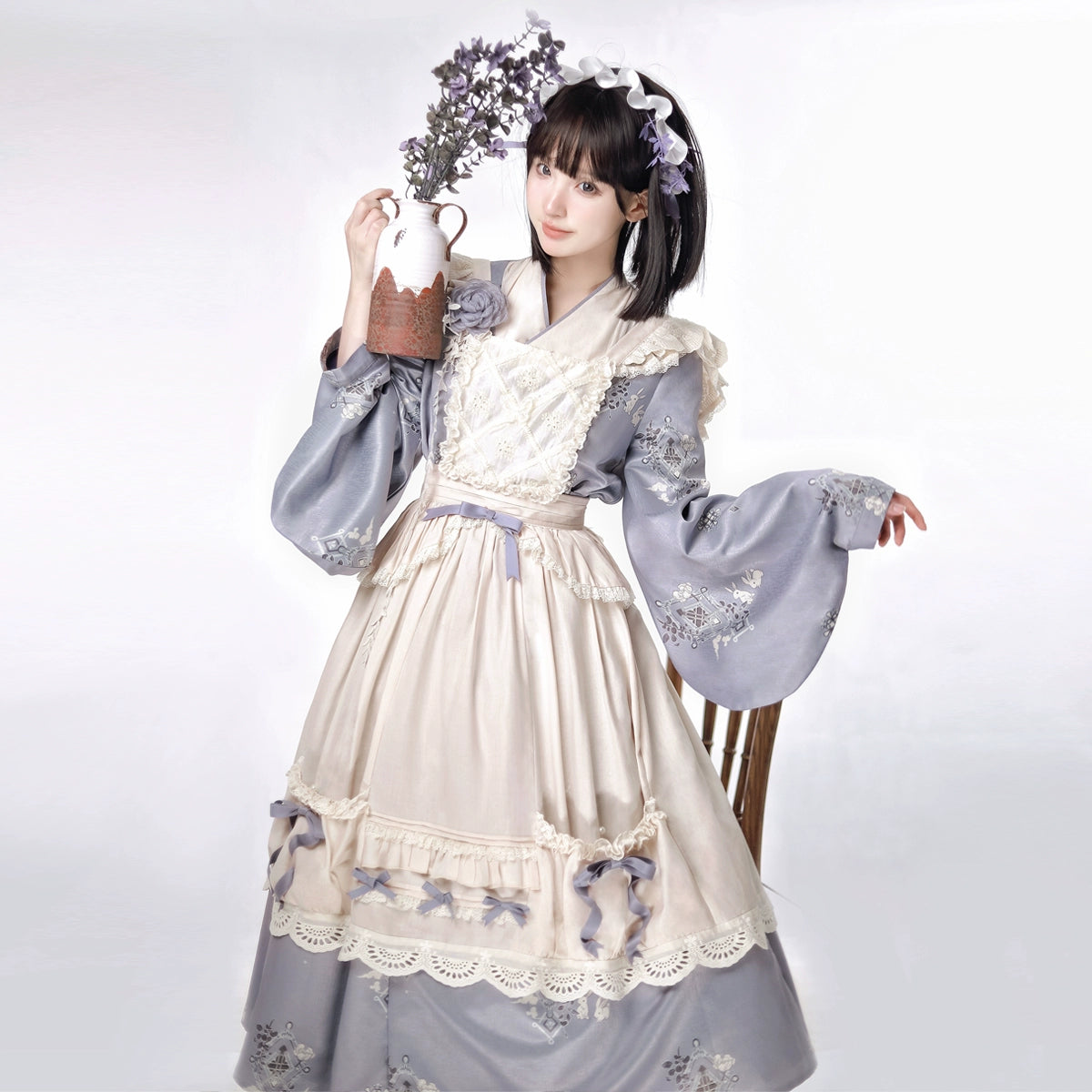 A-line dressMeow Studio~Cloud Pharmacy~Qi Lolita OP