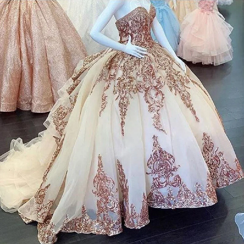 Price Cut comfy maxi dressRose Gold Sweet 16 Quinceanera Dresses Sequins Appliques Sweetheart Ball Gowns Y401 Price Cut comfy maxi dressRose Gold Sweet 16 Quinceanera Dresses Sequins Appliques Sweetheart Ball Gowns Y401
