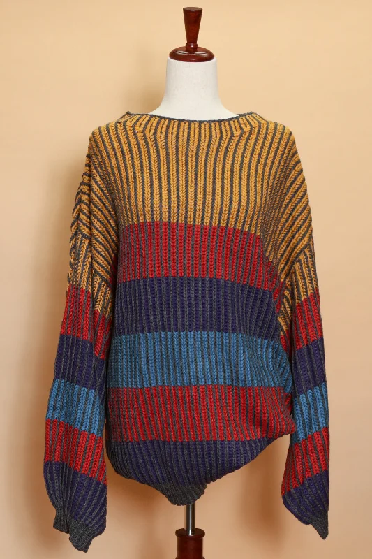 Reduced Prices premium puffer coatPlus Multi Stripe Knit Sweater