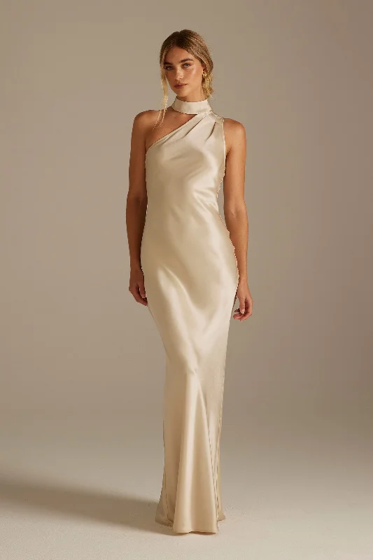 Stock Clearance v-neck dressBillie Champagne