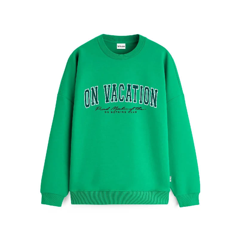 fashion-forward hoodieCollege Sweater - Mint Leaf