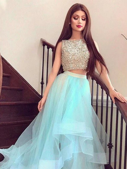 Final Markdown High Low Homecoming Dress Bateau Rhinestone Short Prom Dress Party Dress JKS020