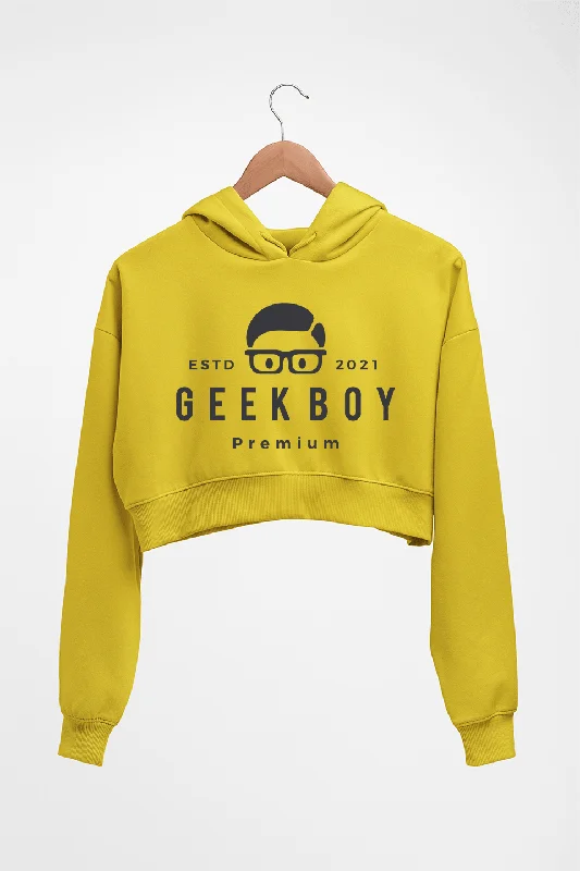 lightweight hoodieGeek Crop HOODIE FOR WOMEN