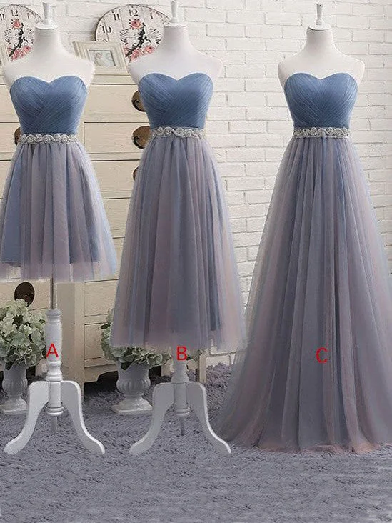 Hurry In Prom Dresses Tulle A-line Sweetheart Prom Dress/Evening Dress #JKL018