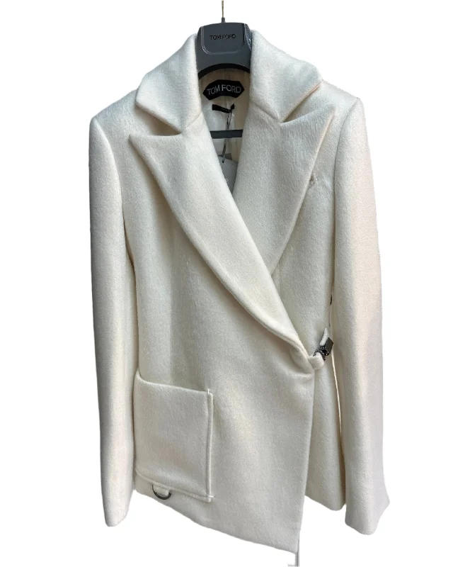 fitted coatTom Ford Womens Jacket In White