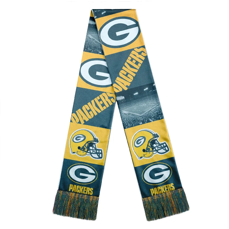 warm trench coatGreen Bay Packers Printed Bar Scarf