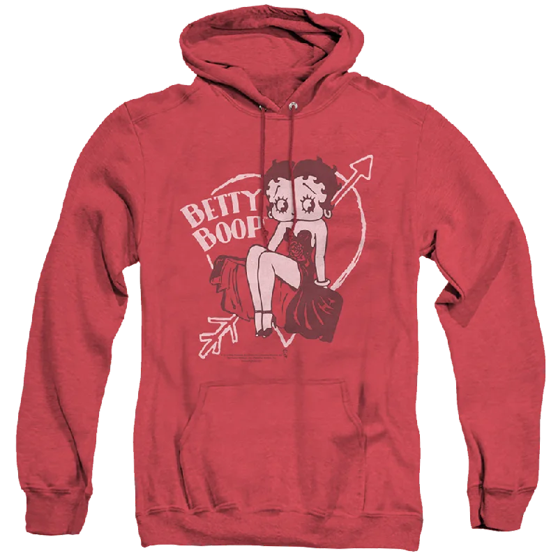 casual zip-up sweatshirtBetty Boop Lover Girl - Heather Pullover Hoodie