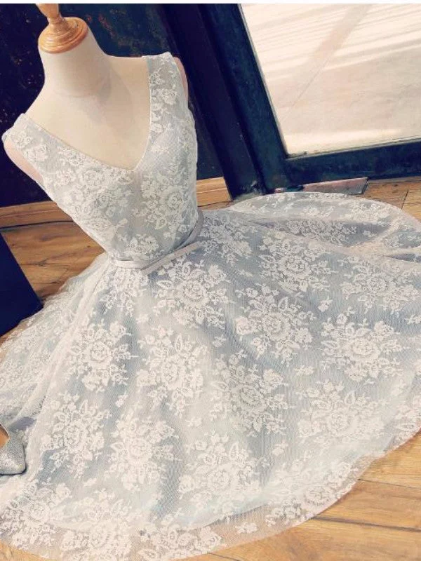 Take Advantage Homecoming Dress Sexy V-neck Bowknot Short Prom Dress Party Dress JK059