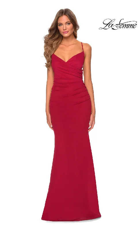 boho-chic dressLa Femme 28541 Formal Prom Dress