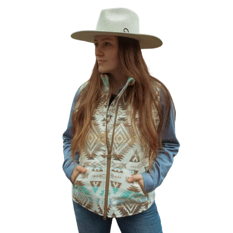 New Deals outdoor coatWomen's Rosalie Creme Vest By Outback Trading 29811