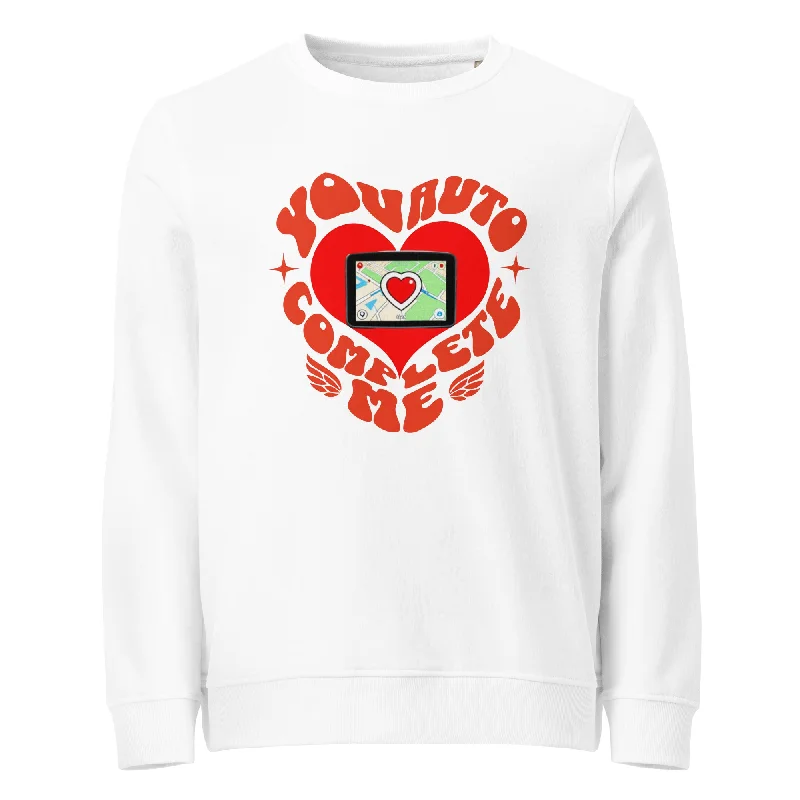 fashionable fitness sweatshirtGPS Love Graphic Organic Sweatshirt