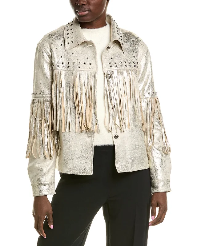 padded coatBeulah Fringe Jacket