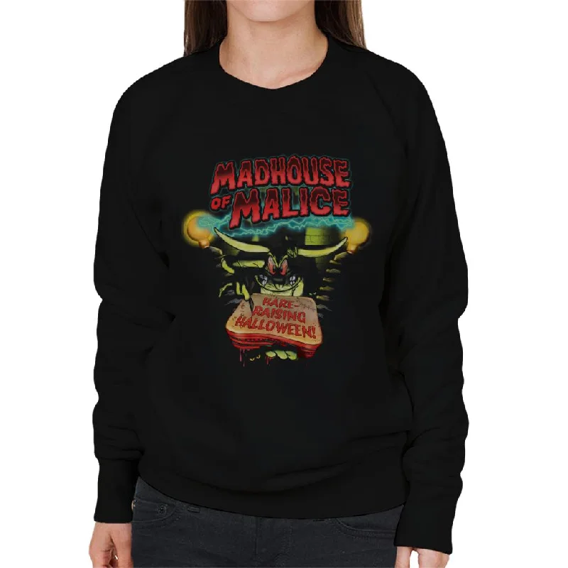 Great Bargains stylish athletic hoodieLooney Tunes Halloween Madhouse Of Malice Women's Sweatshirt