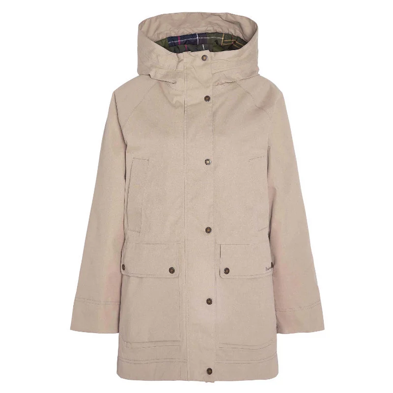 TIME-Limited Offer street style coatBarbour Winter Beadnell Waterproof Ladies Jacket - Sand Dune/Classic