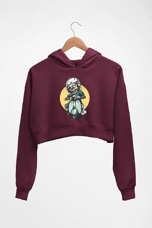 casual hoodie for fallSkull Crop HOODIE FOR WOMEN