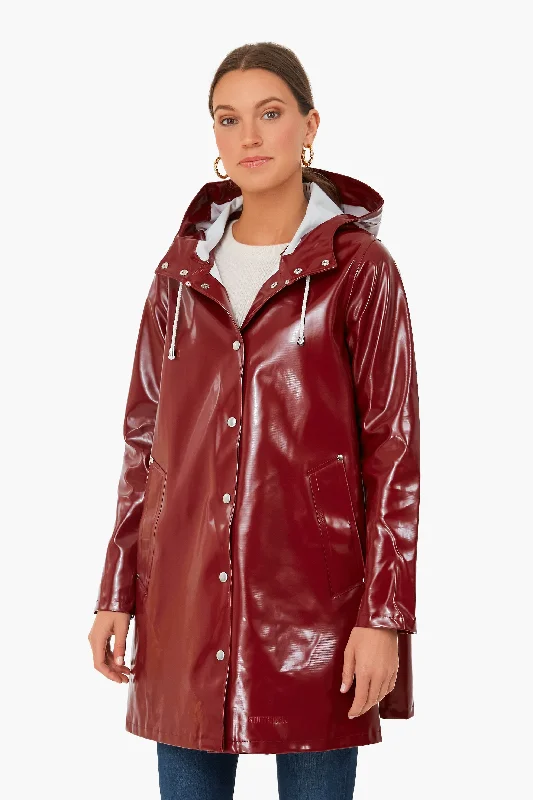 Early Bird Discount stylish peacoatBurgundy Mosebacke Opal Jacket