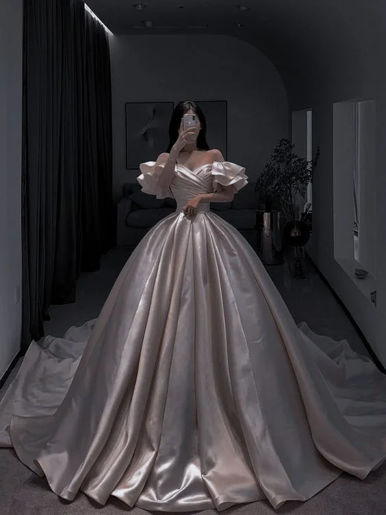 Blowout Deals printed dressOff The Shoulder Satin Wedding Dress Stunning Wedding Dress Y276 Blowout Deals printed dressOff The Shoulder Satin Wedding Dress Stunning Wedding Dress Y276