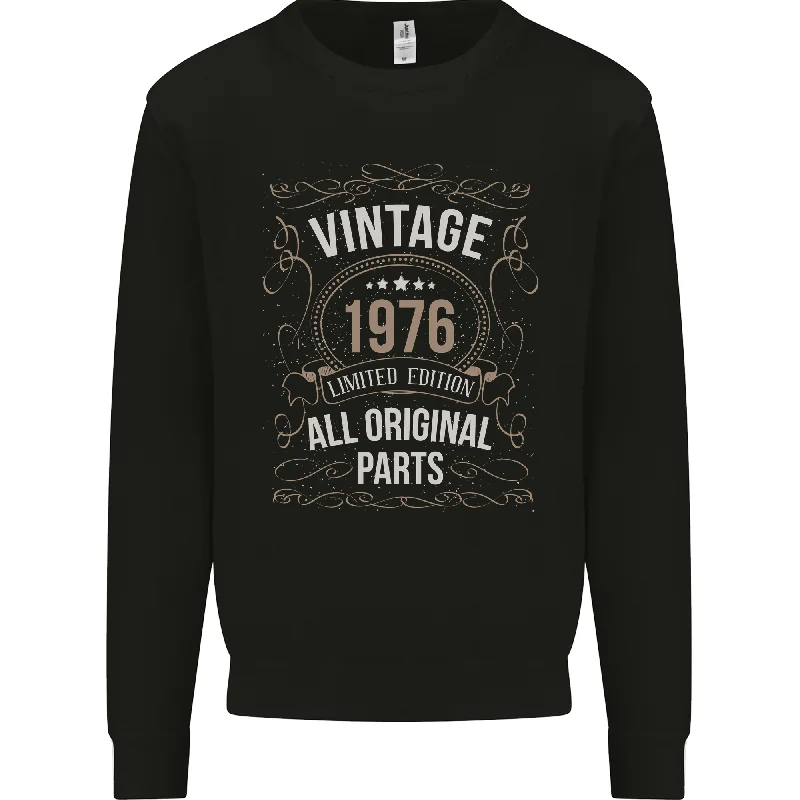 Friends and Family Sale cool workout sweatshirt48th Birthday Limited Edition 1976 Mens Sweatshirt Jumper