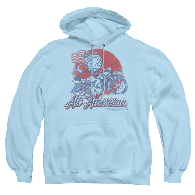 minimal hoodieBetty Boop All American Biker - Pullover Hoodie