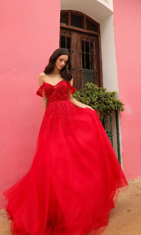 Midnight Sale relaxed fit dressFormal Long Dress R1303 By Nox Anabel