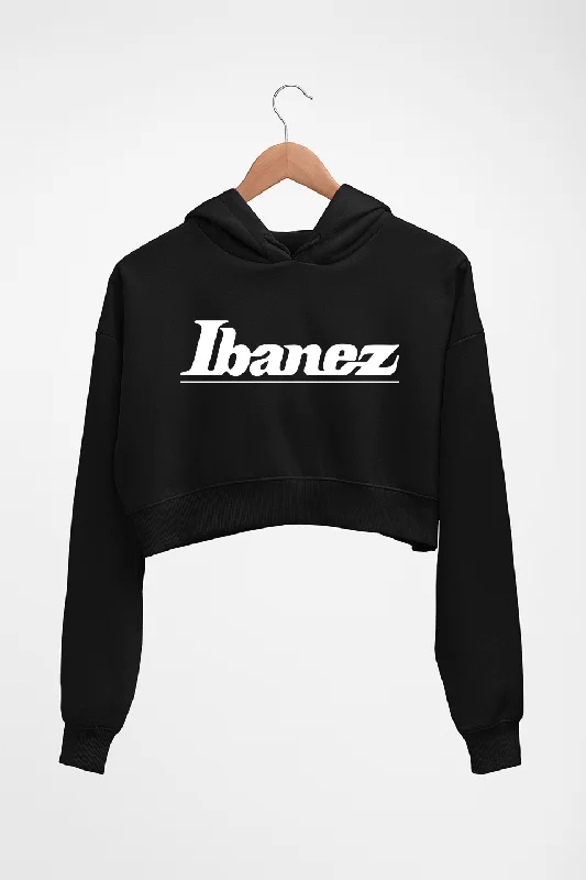 Markdowns fleece hoodieIbanez Guitar Crop HOODIE FOR WOMEN