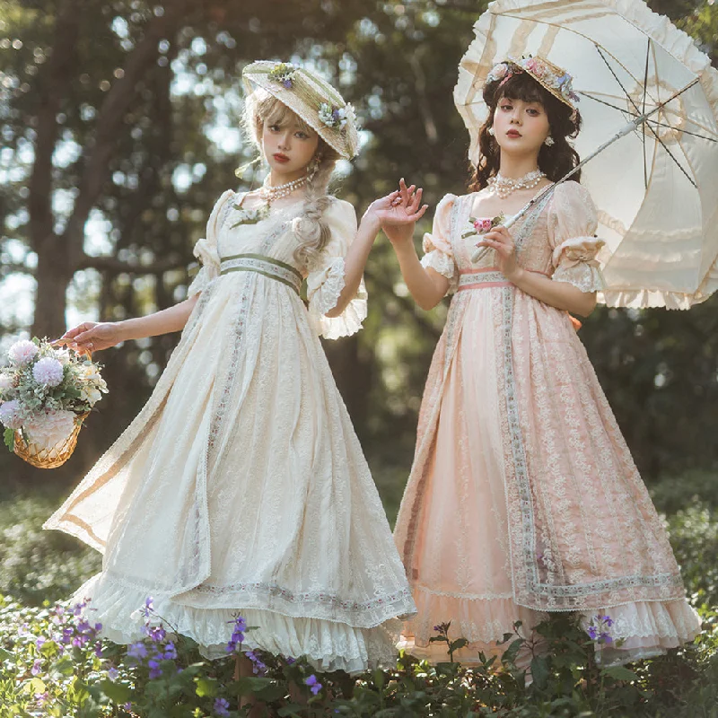 Epic Deals denim dressMiss Point~The Sally Gardens~Elegant Lolita Empire-cut OP Dress