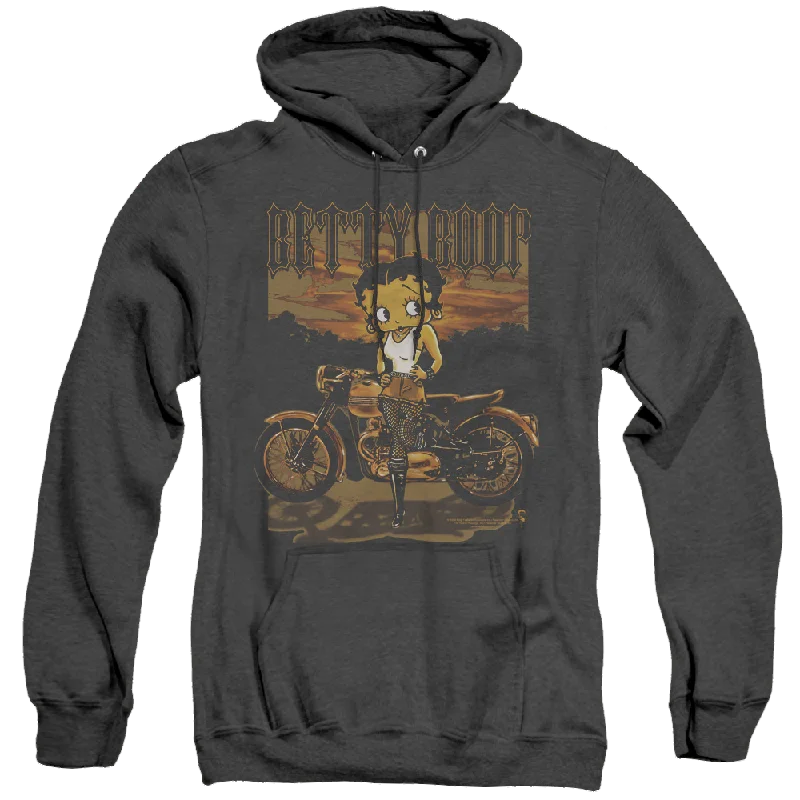 Special Buy performance hoodieBetty Boop Rebel Rider - Heather Pullover Hoodie