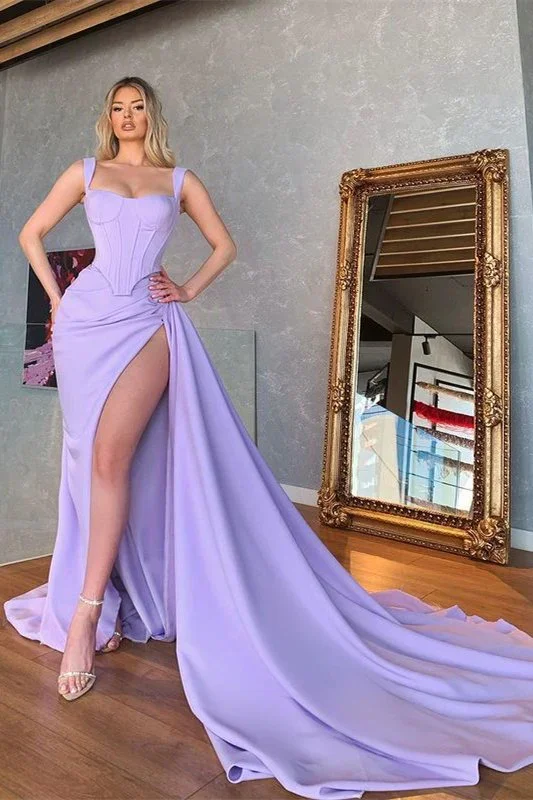 Friends and Family Sale minimalistic dressBeautiful Straps Mermaid Long Prom Dress With Slit Sleeveless Y180 Friends and Family Sale minimalistic dressBeautiful Straps Mermaid Long Prom Dress With Slit Sleeveless Y180