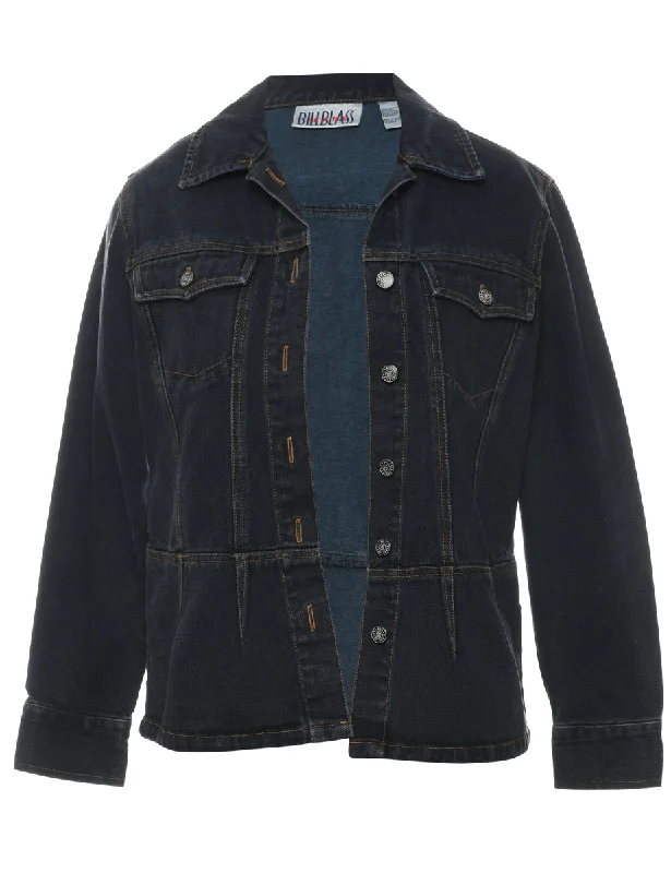 urban street coatBill Blass Dark Wash 1990 Denim Jacket - M