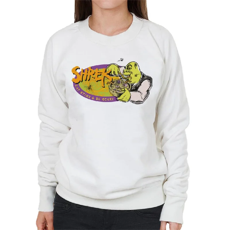 Can't Miss urban workout sweatshirtShrek Eat Stink And Be Scary Women's Sweatshirt