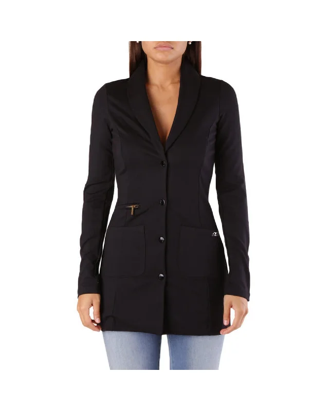 Deal Zone cozy coatMet  Women's Blazer Black Size S