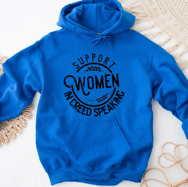 Value Deals casual hoodie with logoSupport Women in Creed Speaking Hoodie (S-3XL) Unisex - Multiple Colors!