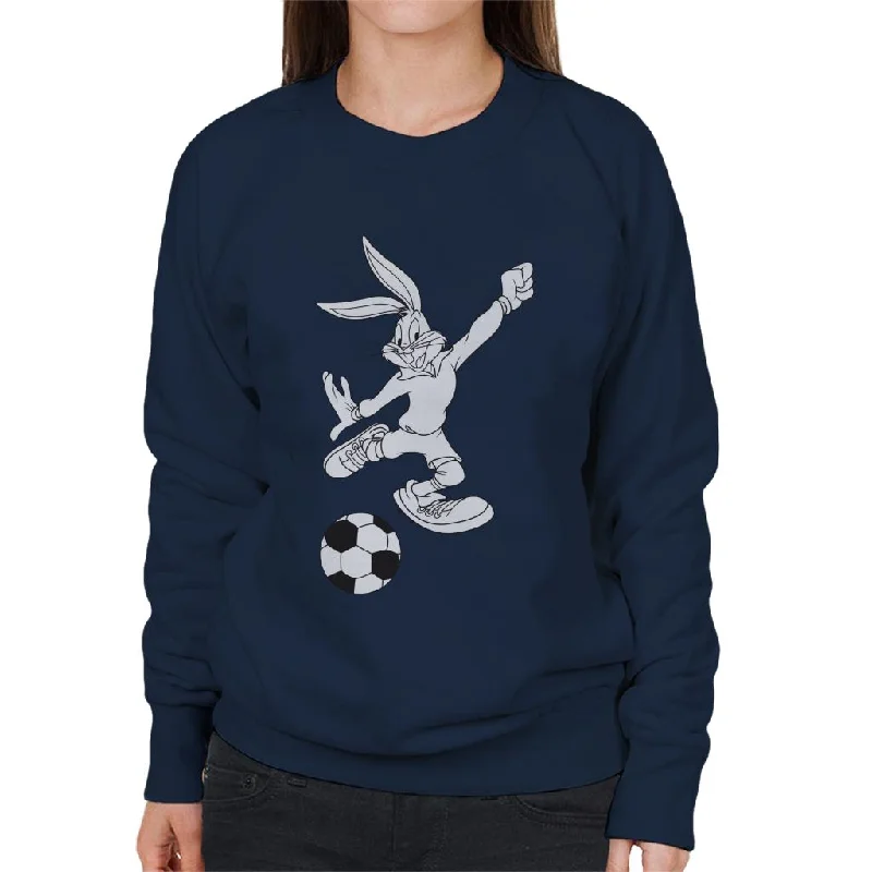 Bargain Prices trendy gym wear hoodieLooney Tunes Football Bugs Bunny Strike Women's Sweatshirt