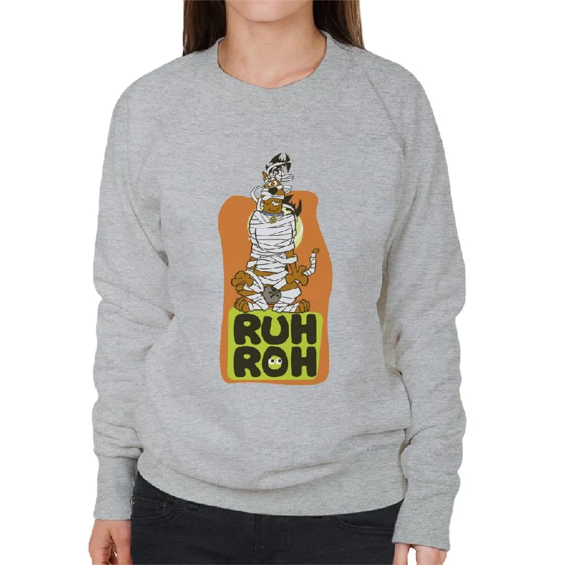 Quick Sale athletic streetwear sweatshirtScooby Doo Halloween Mummified Ruh Roh Women's Sweatshirt