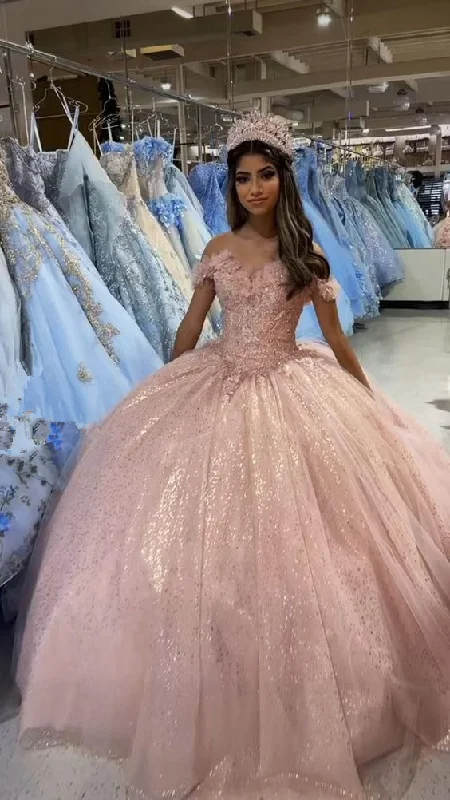 Super Sale velvet dressBeautiful Off The Shoulder Blush Pink Quinceanera Dress Glitter Blush Pink Ball Gown Y391 Super Sale velvet dressBeautiful Off The Shoulder Blush Pink Quinceanera Dress Glitter Blush Pink Ball Gown Y391