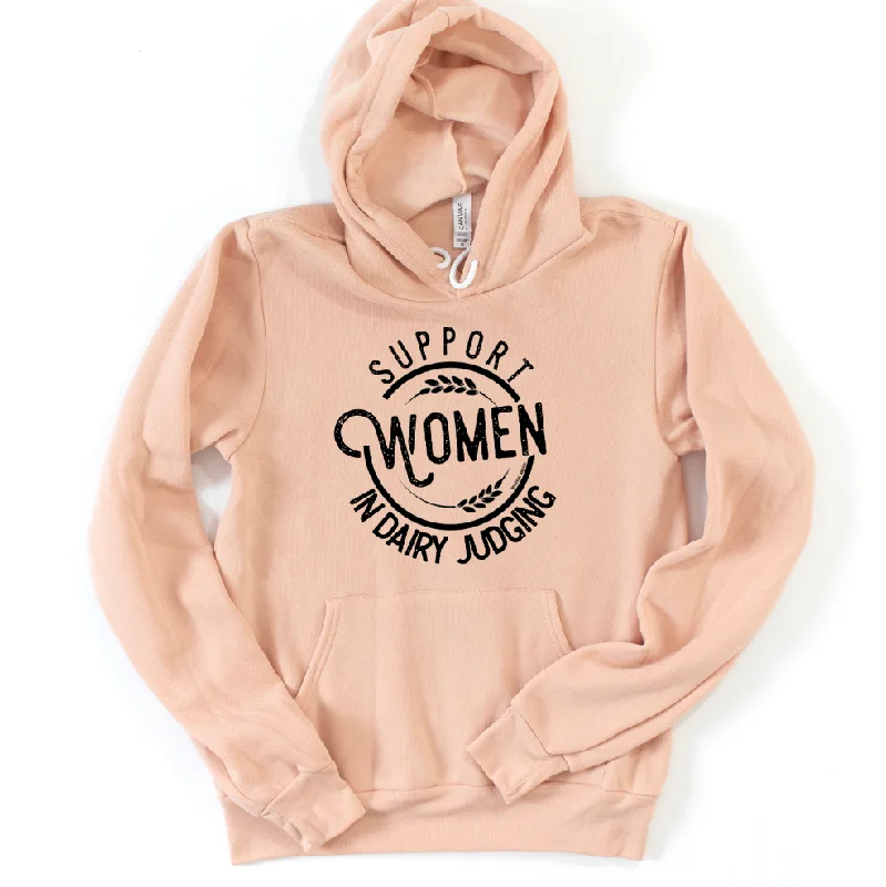 Fantastic Deals modern athletic hoodieSupport Women in Dairy Judging Hoodie (S-3XL) Unisex - Multiple Colors!