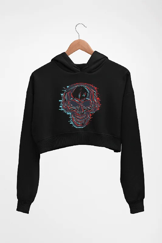 sporty hoodieSkull Crop HOODIE FOR WOMEN