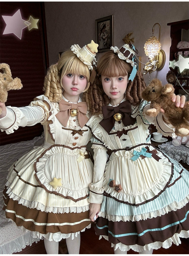 Season Finale Sale high-waisted dressSakurahime~Berry Bubble~Kawaii Lolita OP Tiered Ruffles Apron Lolita Dress Season Finale Sale high-waisted dressSakurahime~Berry Bubble~Kawaii Lolita OP Tiered Ruffles Apron Lolita Dress