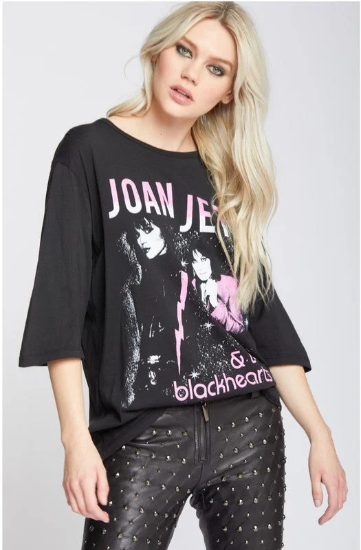 comfy workout sweatshirtJoan Jett & The Blackhearts 3/4 Sleeve Tee