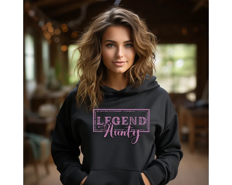 fleece hoodieWomens Legend Aunty Hoodie