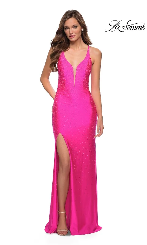 Markdowns fitted bodycon dressLa Femme 29969 Formal Prom Dress
