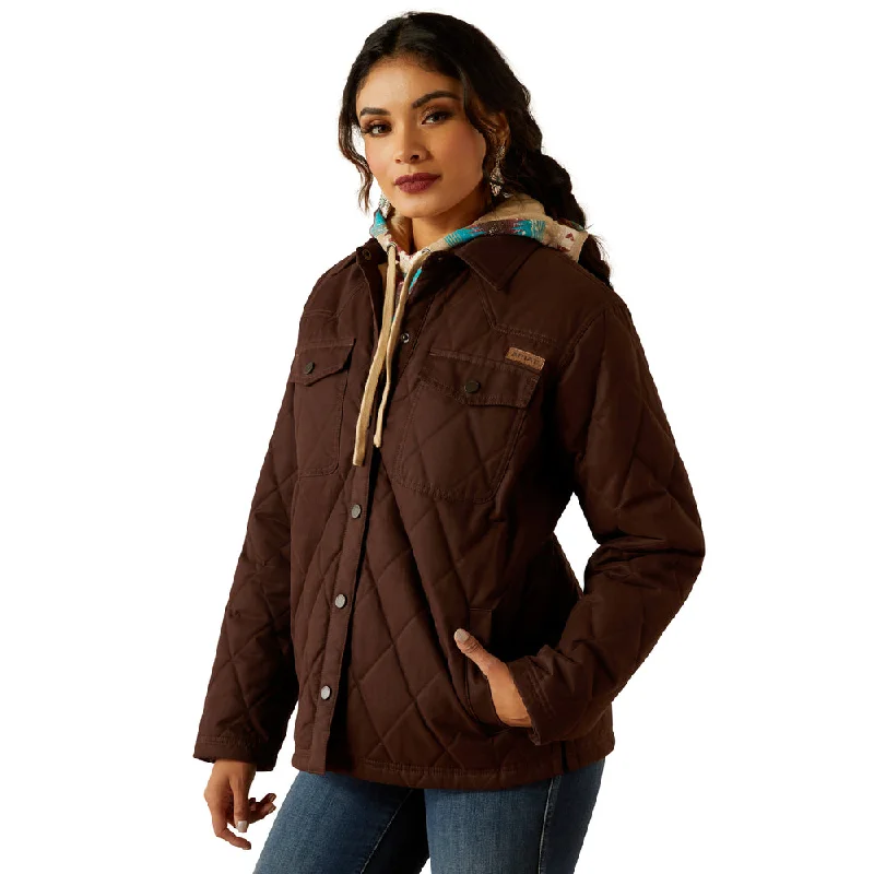 Get It Before It’s Gone chic outerwearWomen's Ariat Grizzly Quilted Barn Jacket 10052401 Get It Before It’s Gone chic outerwearWomen's Ariat Grizzly Quilted Barn Jacket 10052401